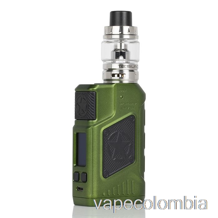 Kit Completo De Vapeo Teslacigs P226 220w Tc Starter Kit Verde